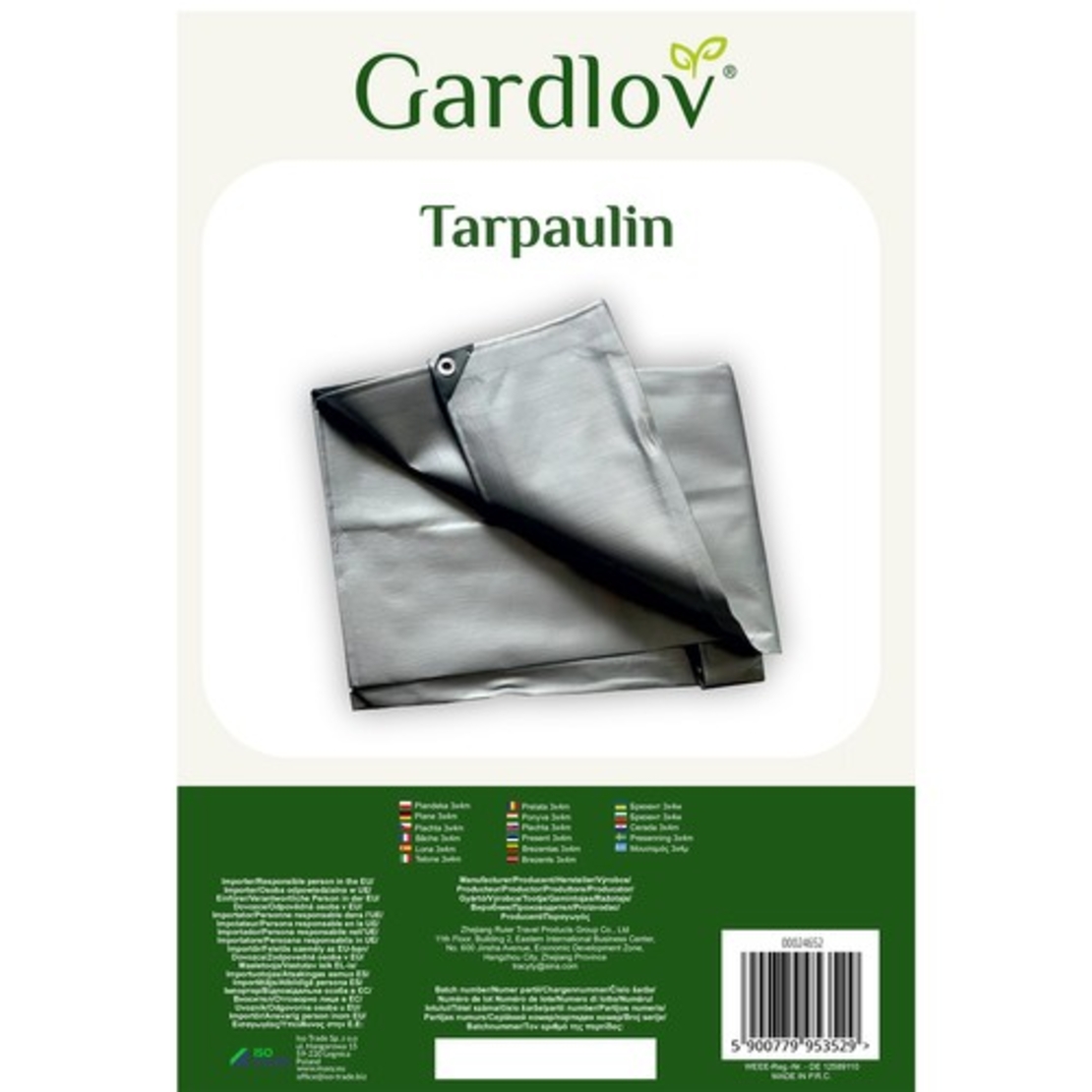 Брезент 3х4м Gardlov 24652
