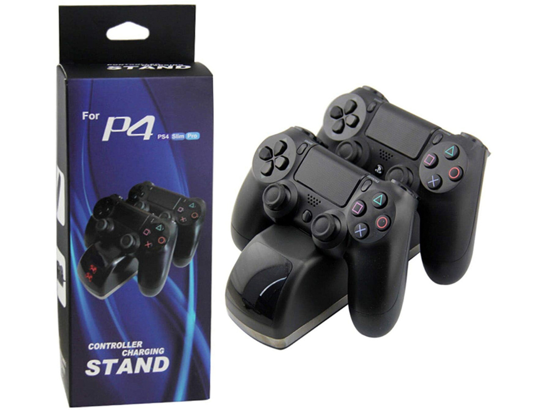Зарядно докинг станция зареждане за pad ps4 2x