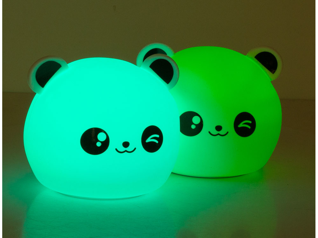 Детска нощна лампа led panda rgb touch