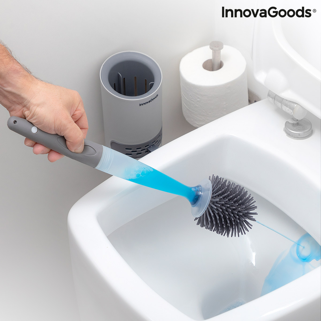 Четка за баня с дозатор за сапун Bruilet InnovaGoods