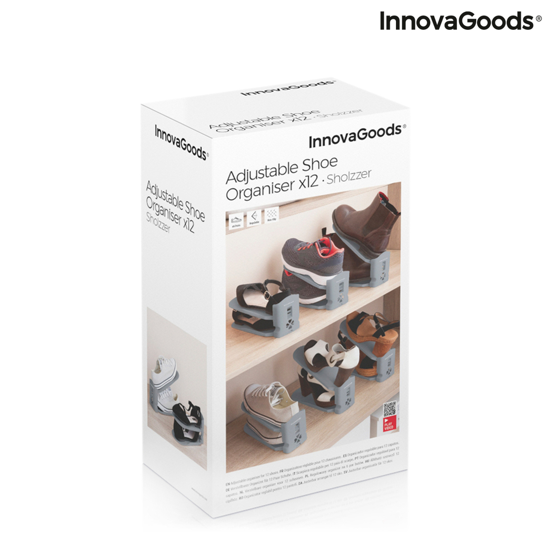 Регулируем Органайзер на Обувки Sholzzer InnovaGoods 6 броя