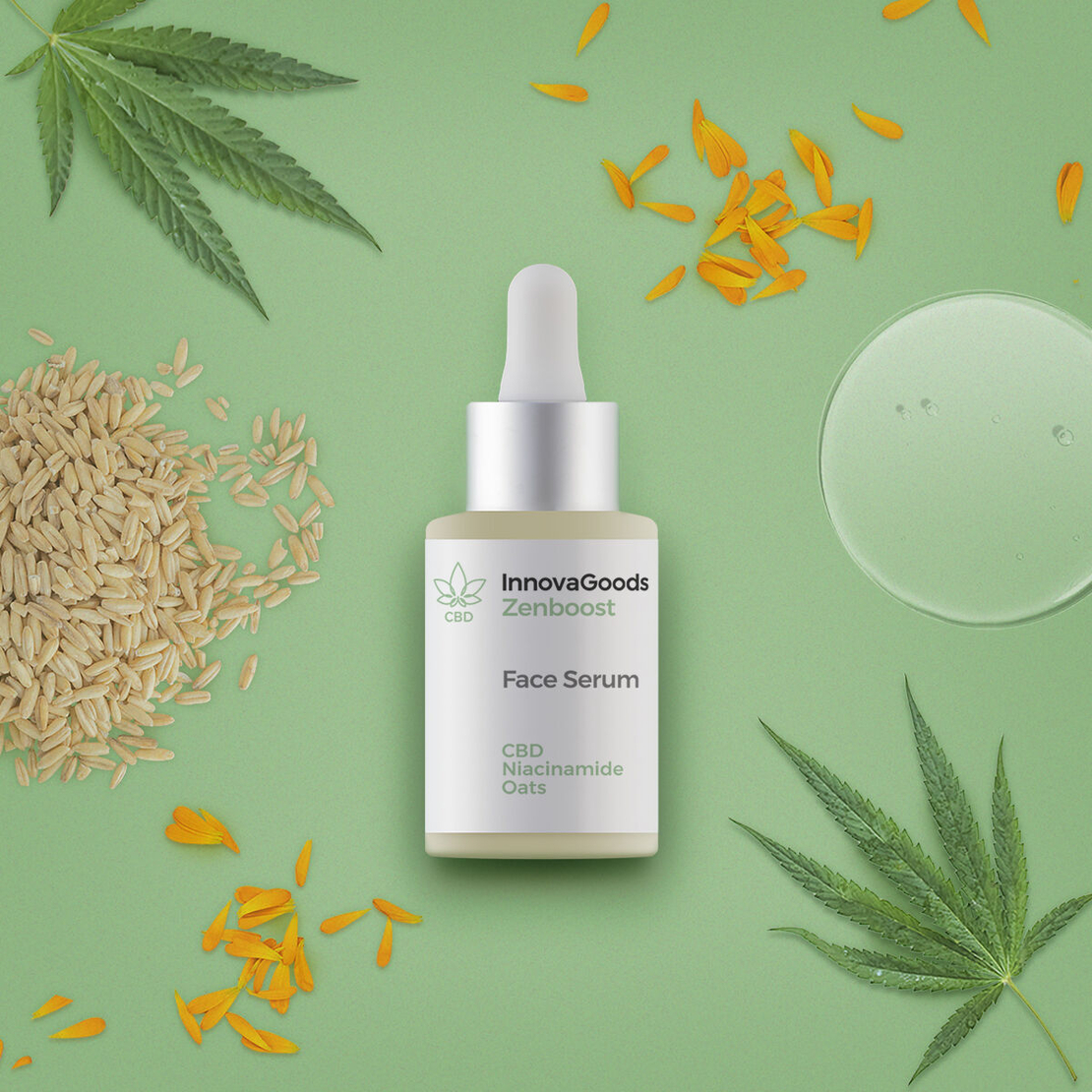 Серум за лице CBD Zenboost InnovaGoods 30 ml