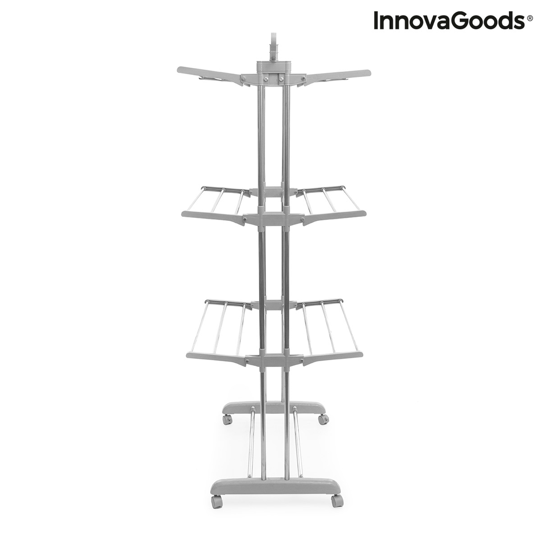 Вертикална Сгъваема Сушилня с Колела Folver InnovaGoods 24 Ребра