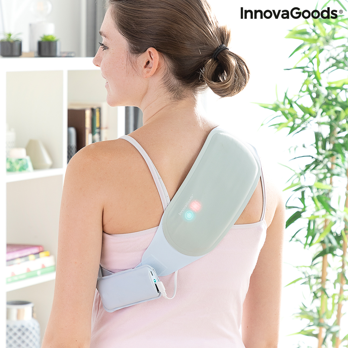 Акумулаторен Безжичен Колан за Масаж и Топлина Beldisse InnovaGoods
