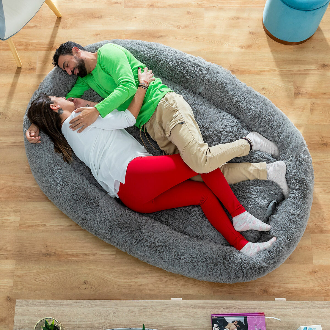 Антистресово легло за домашни любимци и хора Cloft InnovaGoods XXL Grey