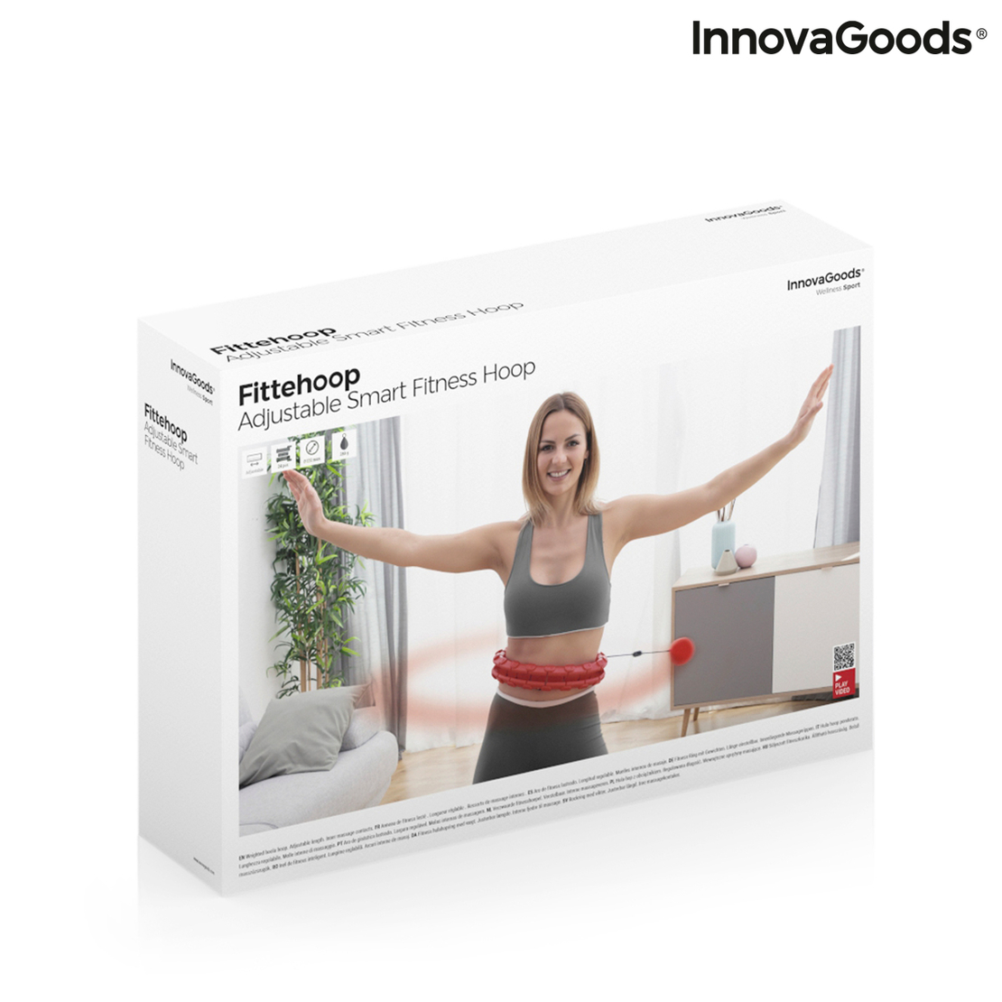 Интелигентен Фитнес Обръч с Регулируемо Тегло Fittehoop InnovaGoods