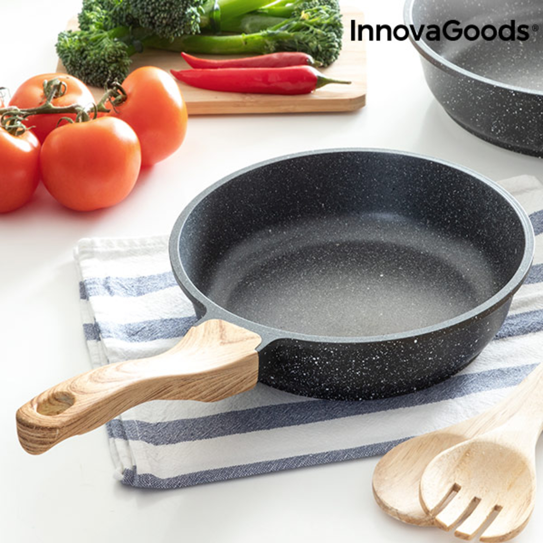 Тиган Premium Гранитен Ефект InnovaGoods (20 см)