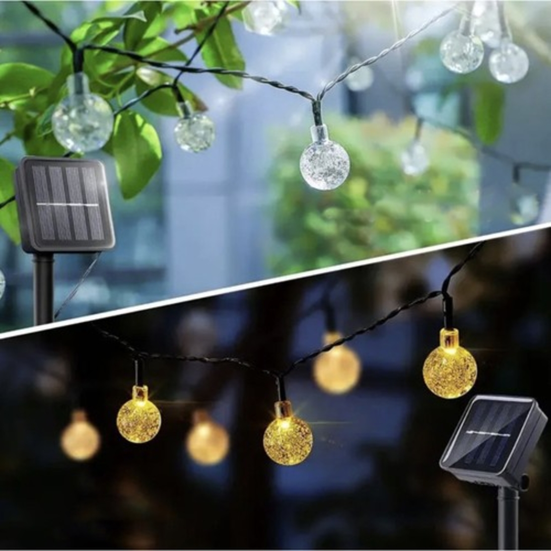 Соларен гирлянд 12м IP65 Gardlov 24010