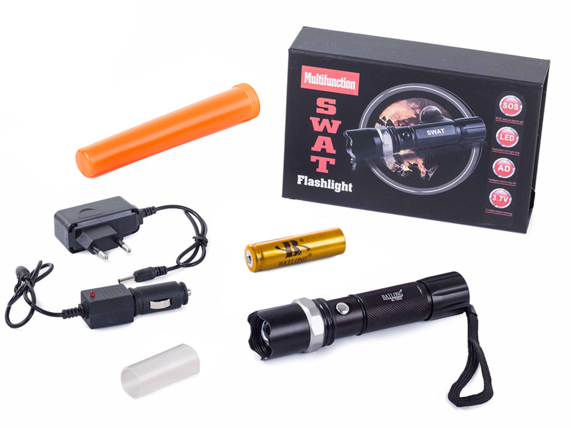 Тактическо фенерче Bailong led zoom cree xp-e