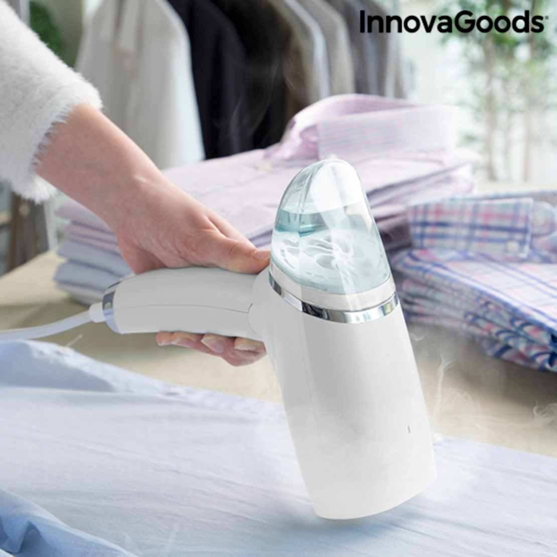 Вертикално сгъваема парна ютия Steeron InnovaGoods 1000 W