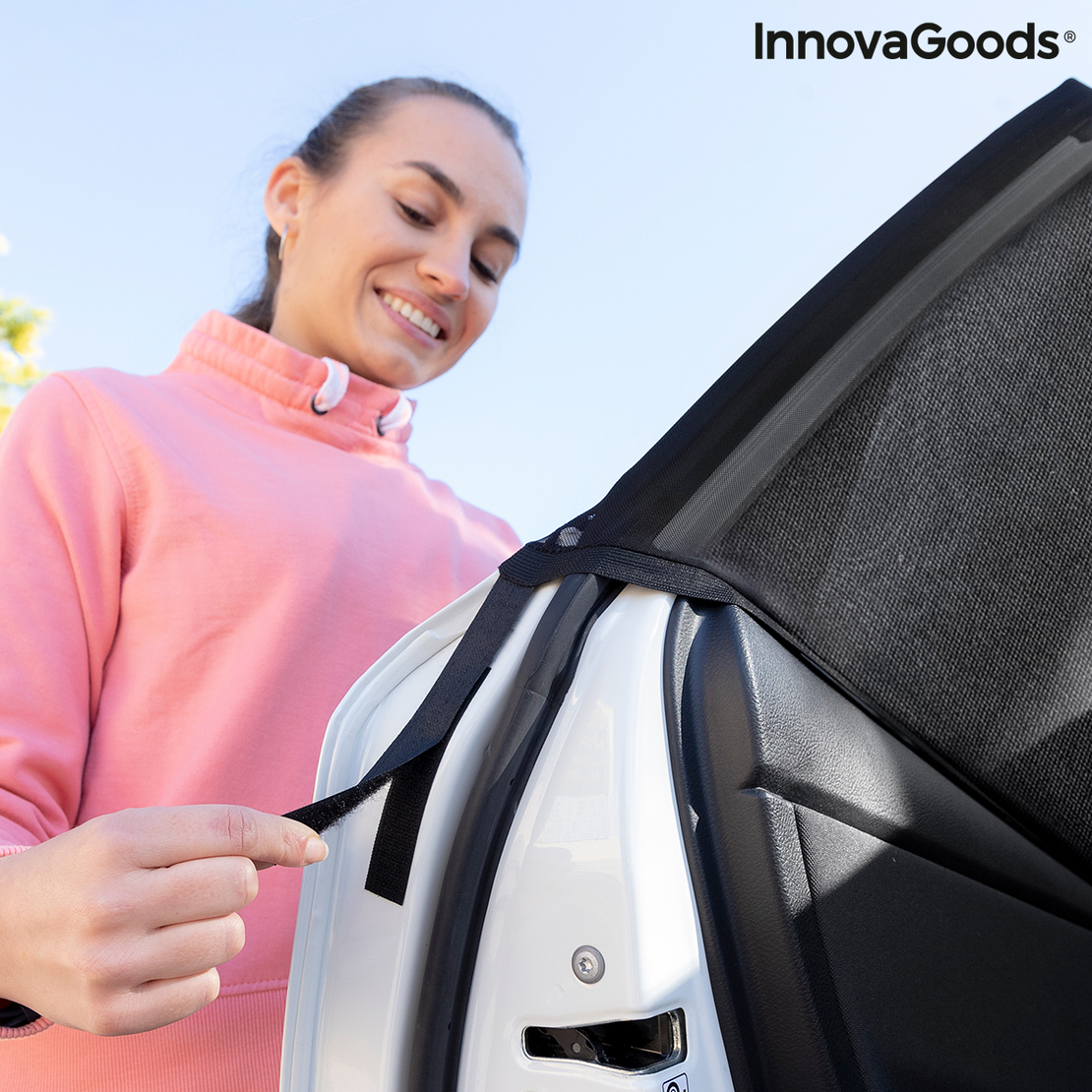 Мрежа Сенник за Кола UVlock InnovaGoods Опаковка от 2 единици