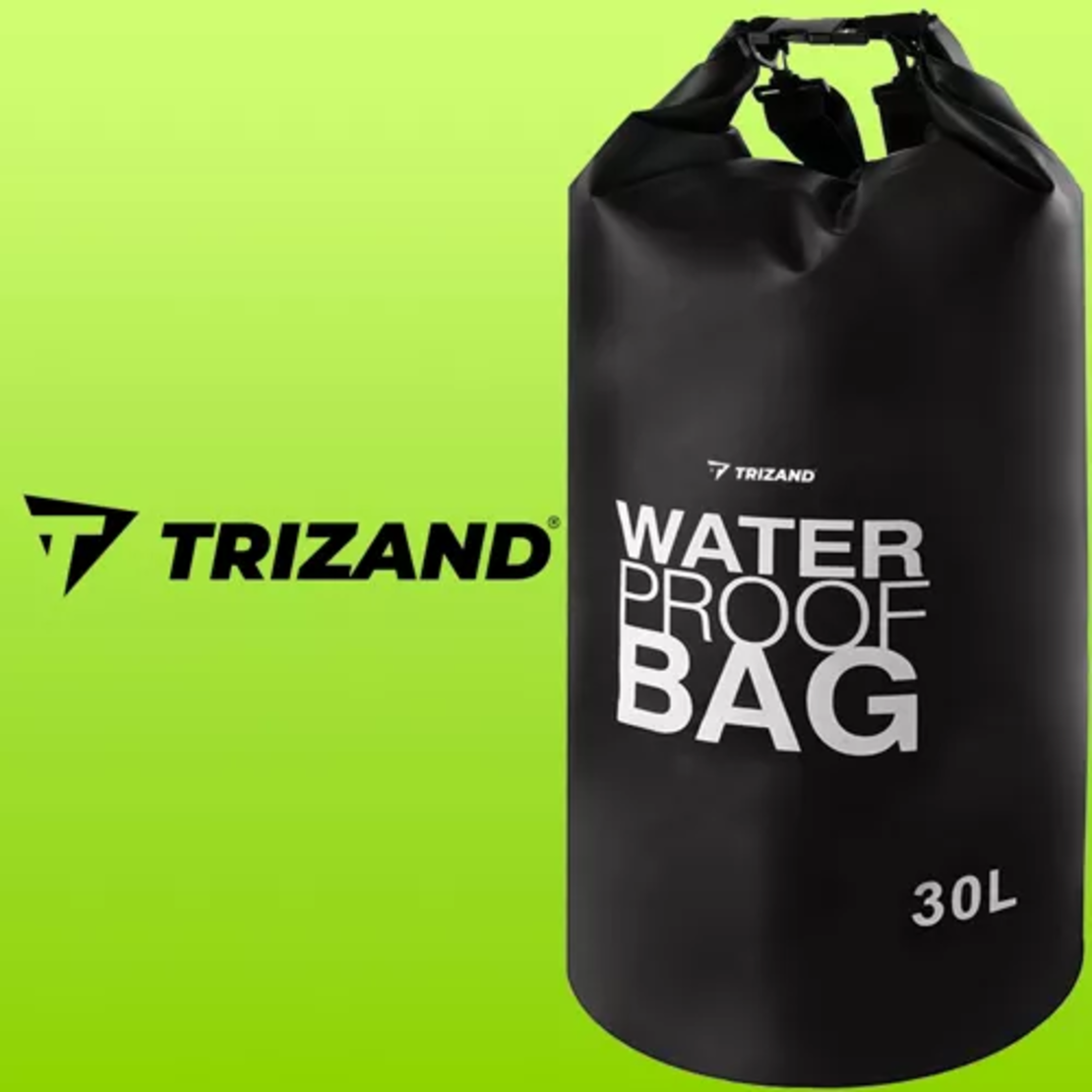 Водоустойчива чанта 30L черна 23568