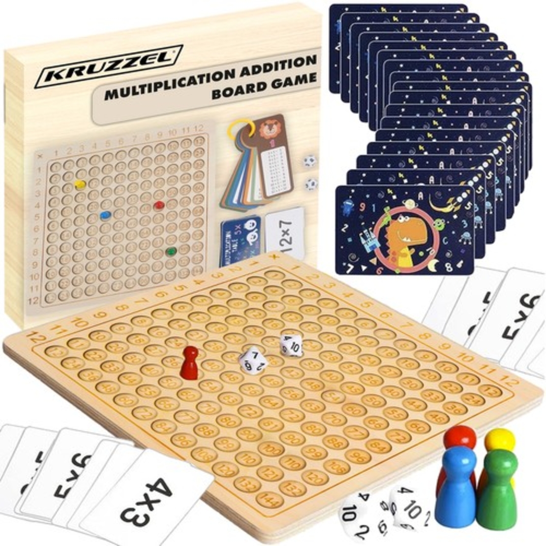Таблица за умножение - настолна игра Kruzzel 24639