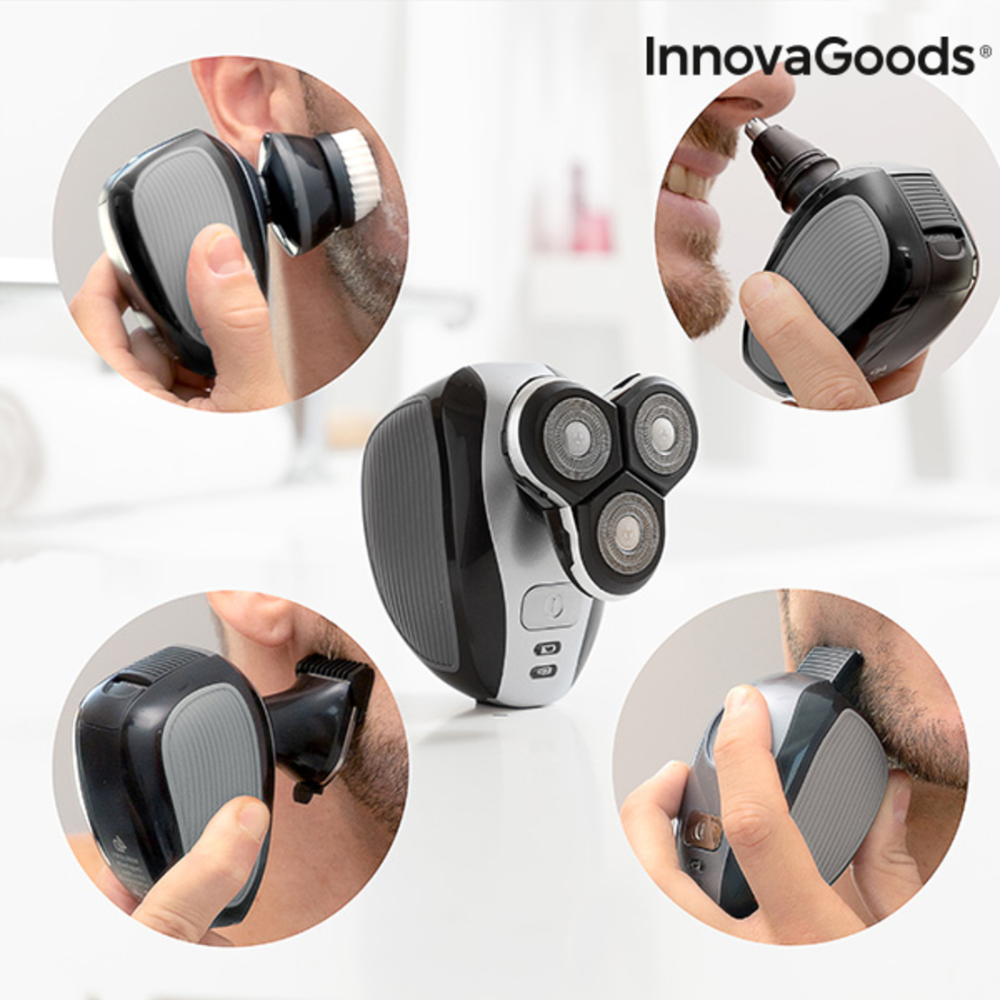 Многофункционална ергономична презареждаща се самобръсначка 5 в 1 Shavestyler InnovaGoods