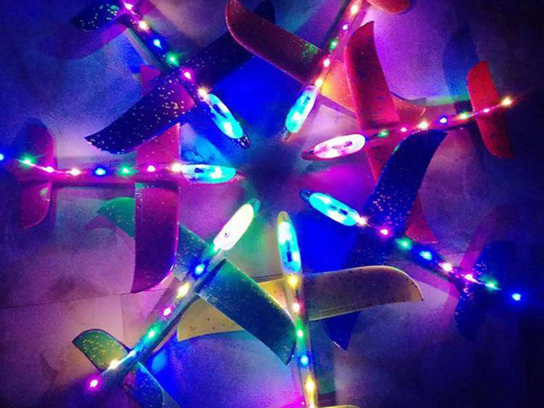 47 см осветление led глобус стиропен самолет голям