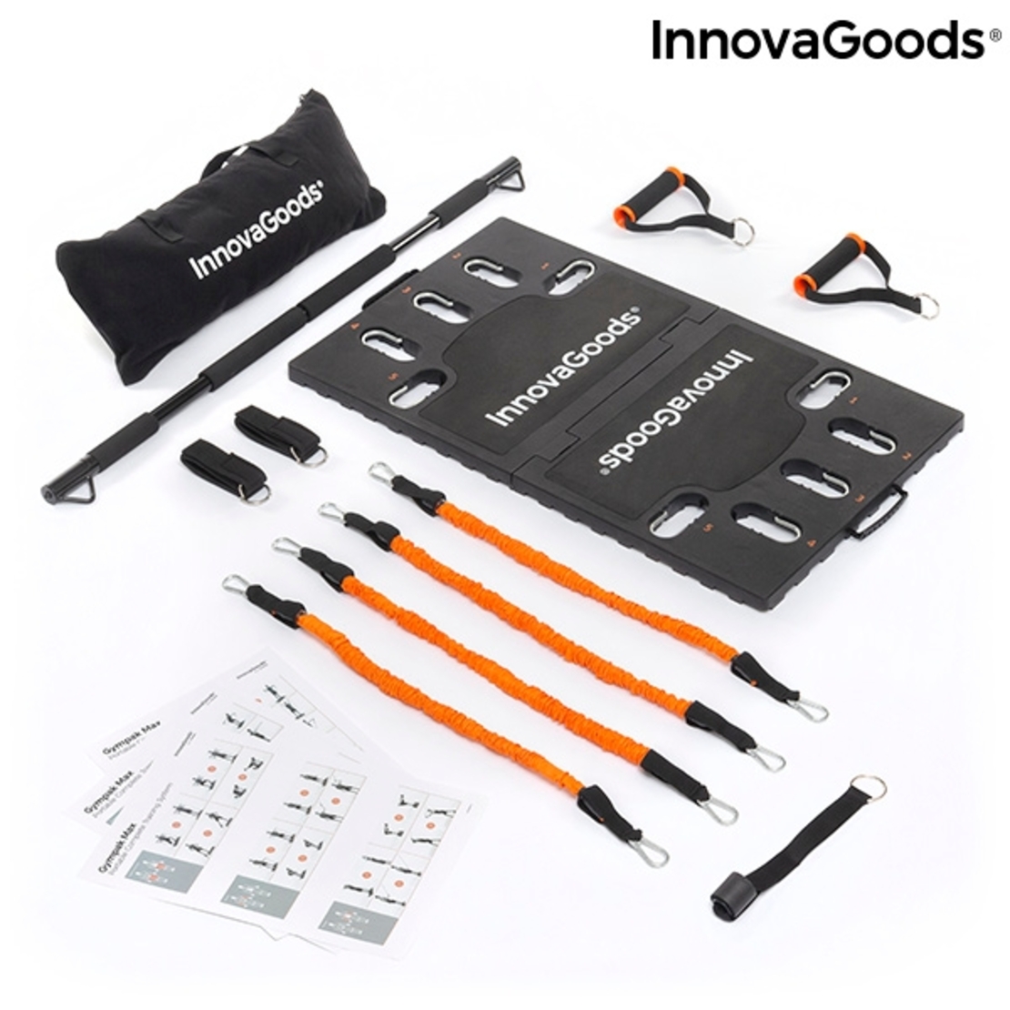 Интегрална Преносима Система за Обучение с Ръководство за Упражнения Gympak Max InnovaGoods