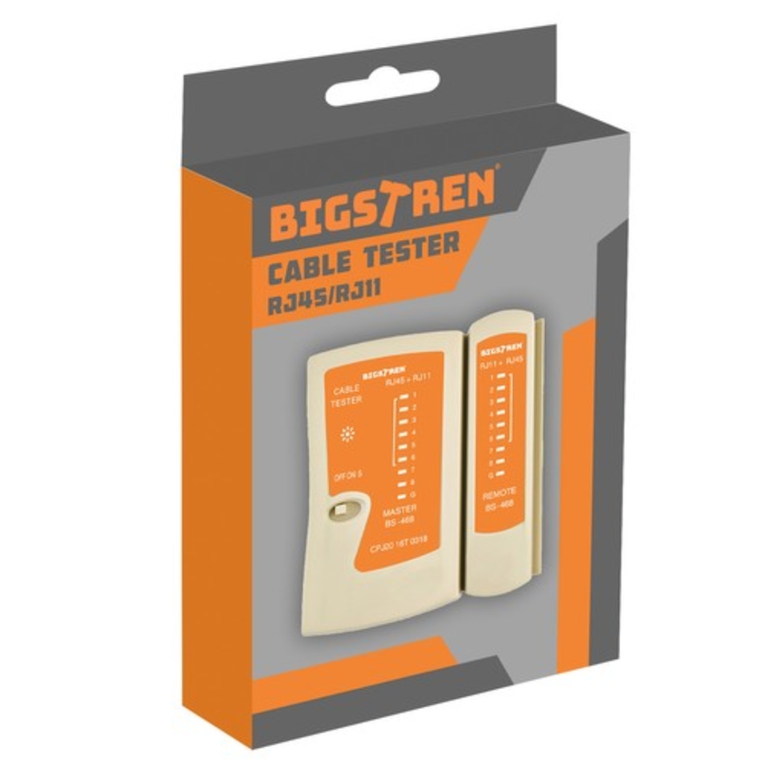Тестови кабел RJ45/RJ11 Bigstren 22166