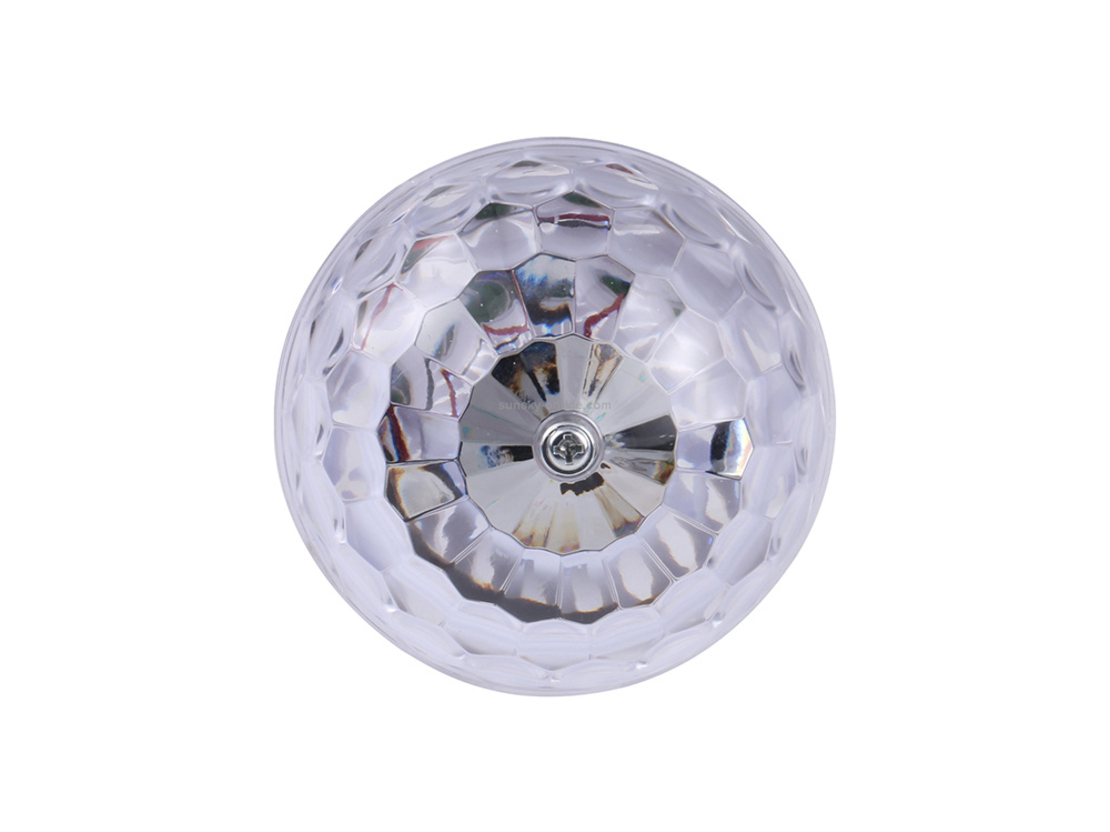 Rgb led крушка въртяща се е27 диско топка