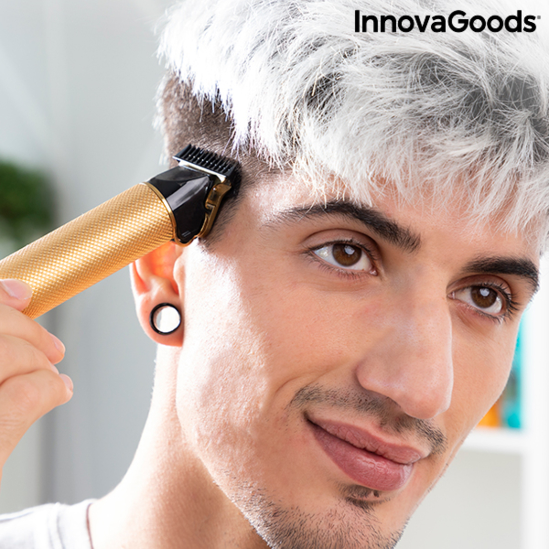 Професионална акумулаторна машинка за подстригване на коса с аксесоари Stytrim InnovaGoods