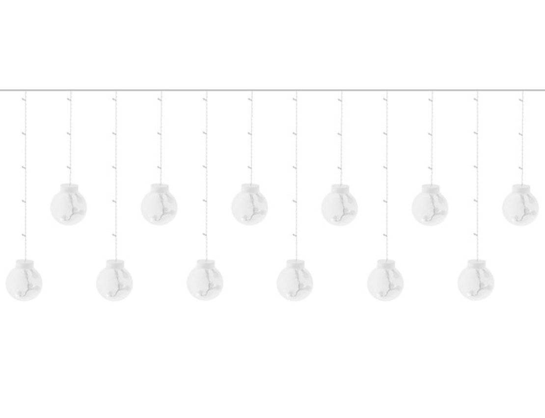 Светлинна завеса 108LED USB - студено бяло KŚ19770