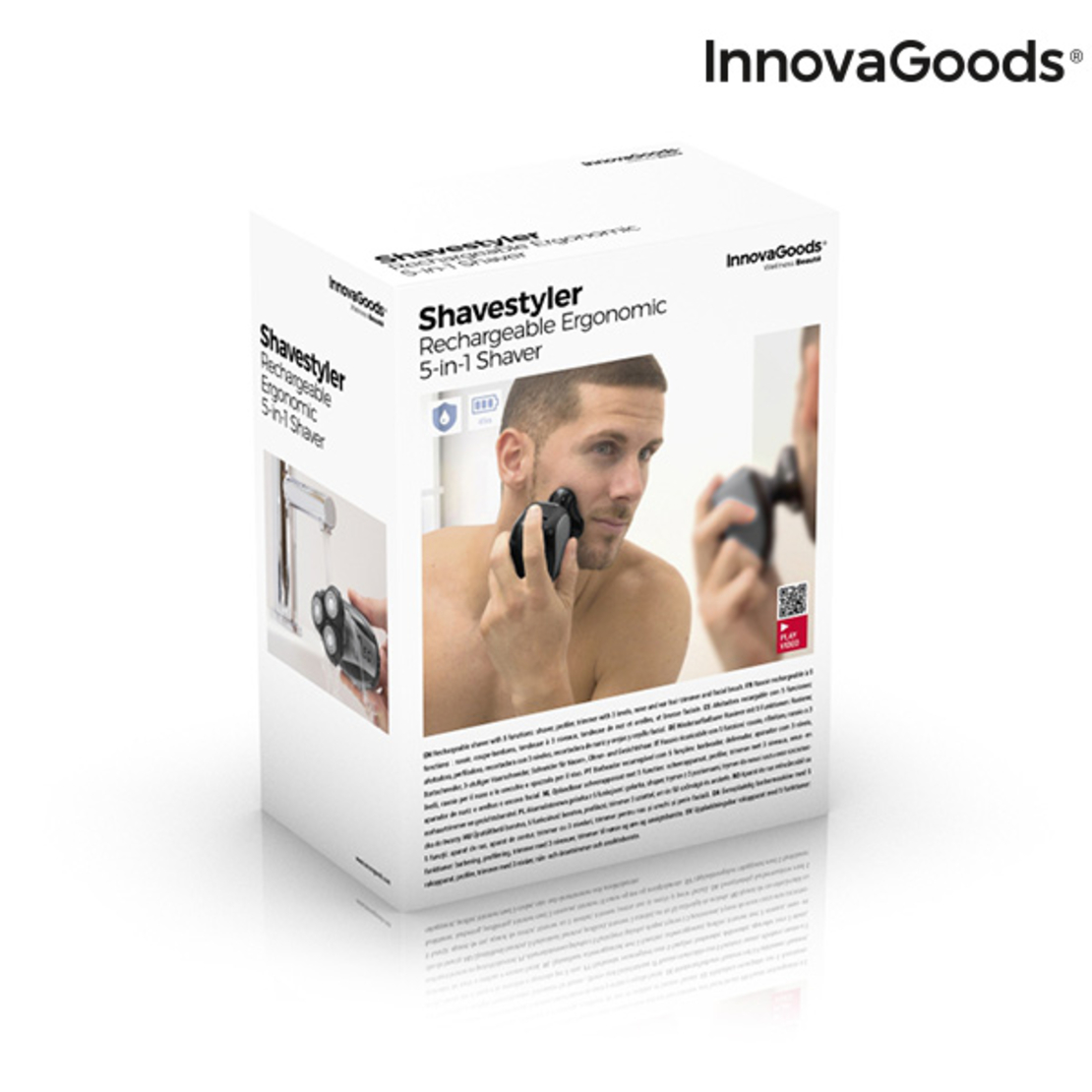 Многофункционална ергономична презареждаща се самобръсначка 5 в 1 Shavestyler InnovaGoods