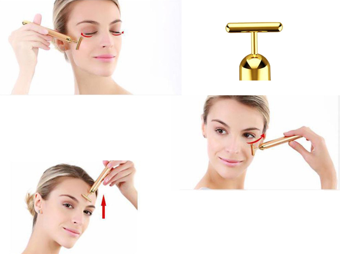 Vibrating Golden Bar Вибрационен масажор за лице
