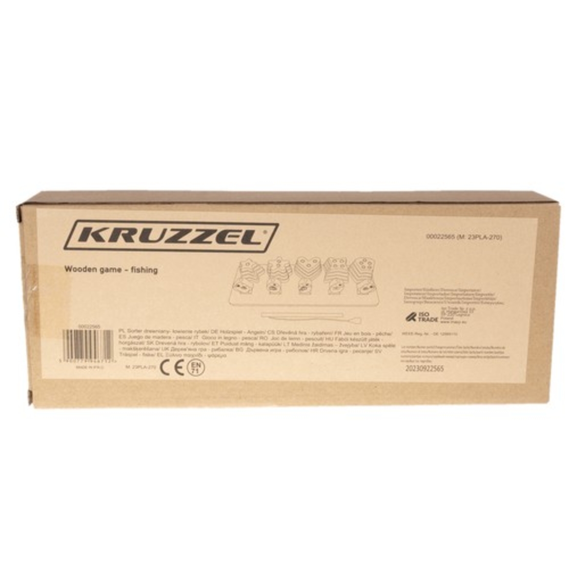 Дървен сортер - риболовен Kruzzel 22565
