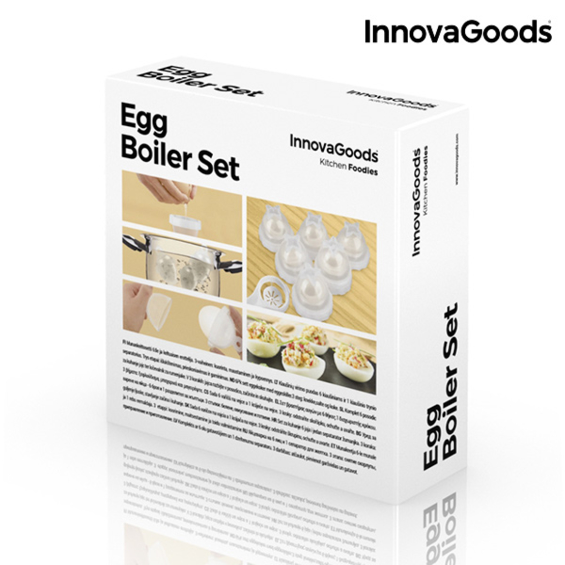 Комплект за Приготвяне на Яйца InnovaGoods (Опаковка от 7)