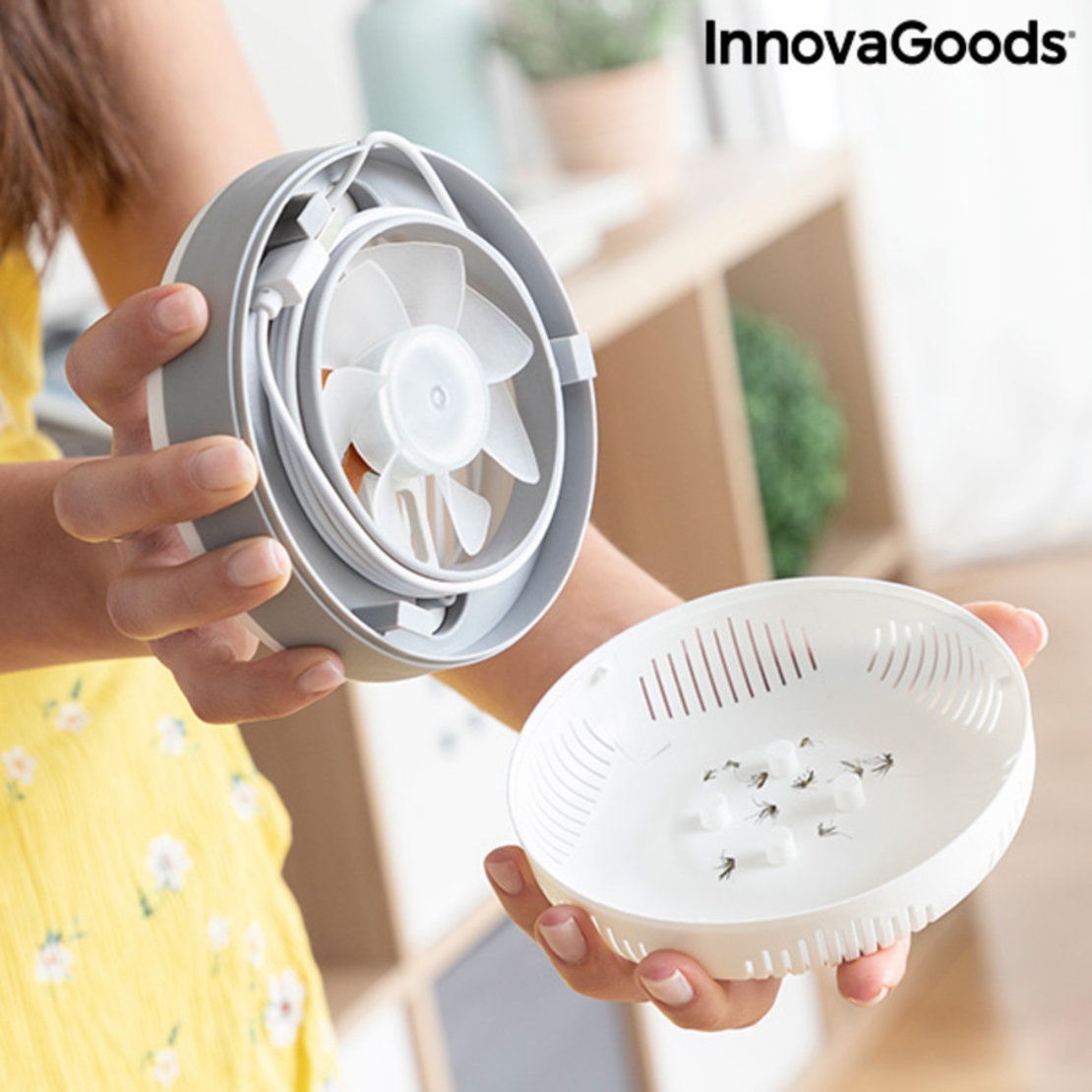 Всмукателна лампа против комари със стенна поставка KL Lite InnovaGoods