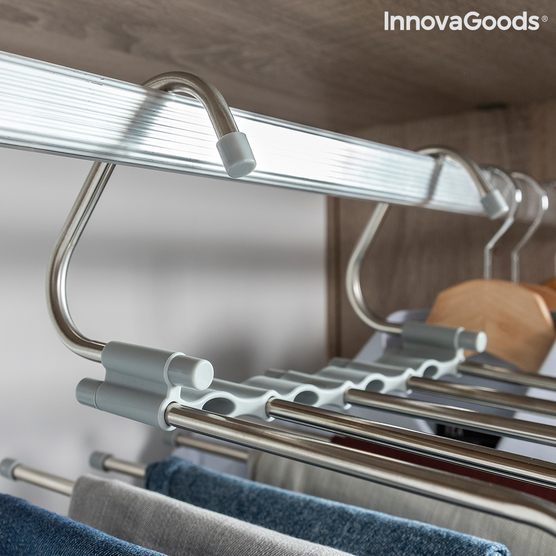 Многократна Закачалка за Панталони 5 в 1 Havser InnovaGoods
