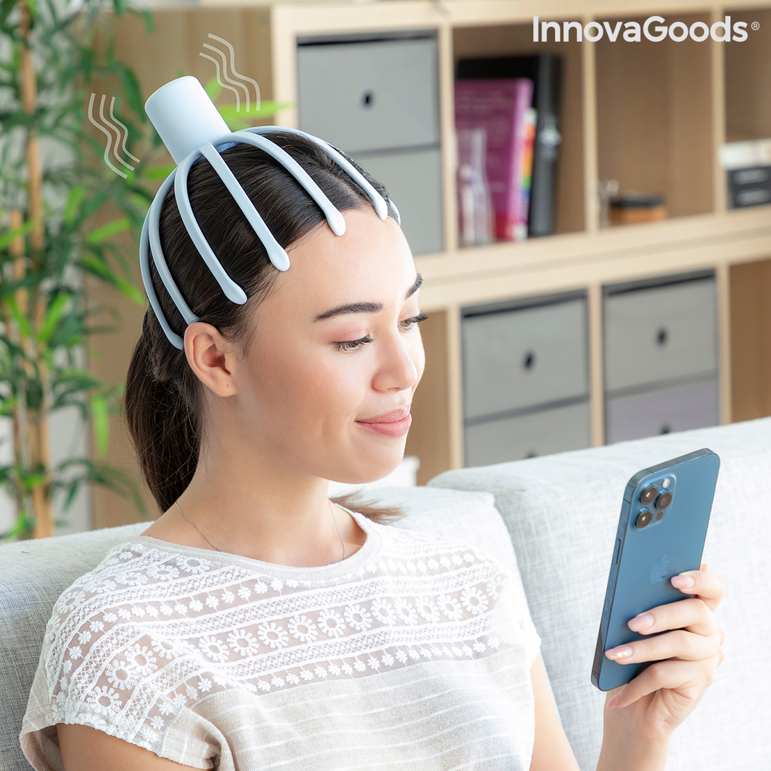 Акумулаторен Масажор за Глава Helax InnovaGoods