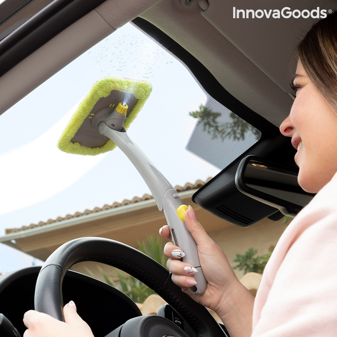 2 в 1 Чистачка за Прозорци със Спрей Klinshil InnovaGoods