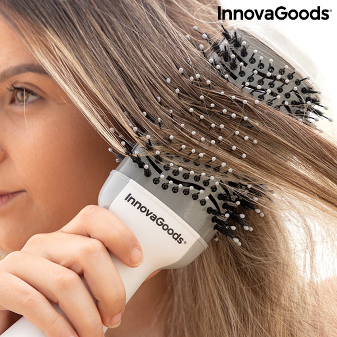 Йонна Четка за Изсушаване и Обем Volumio InnovaGoods 1000W Бял/Сив