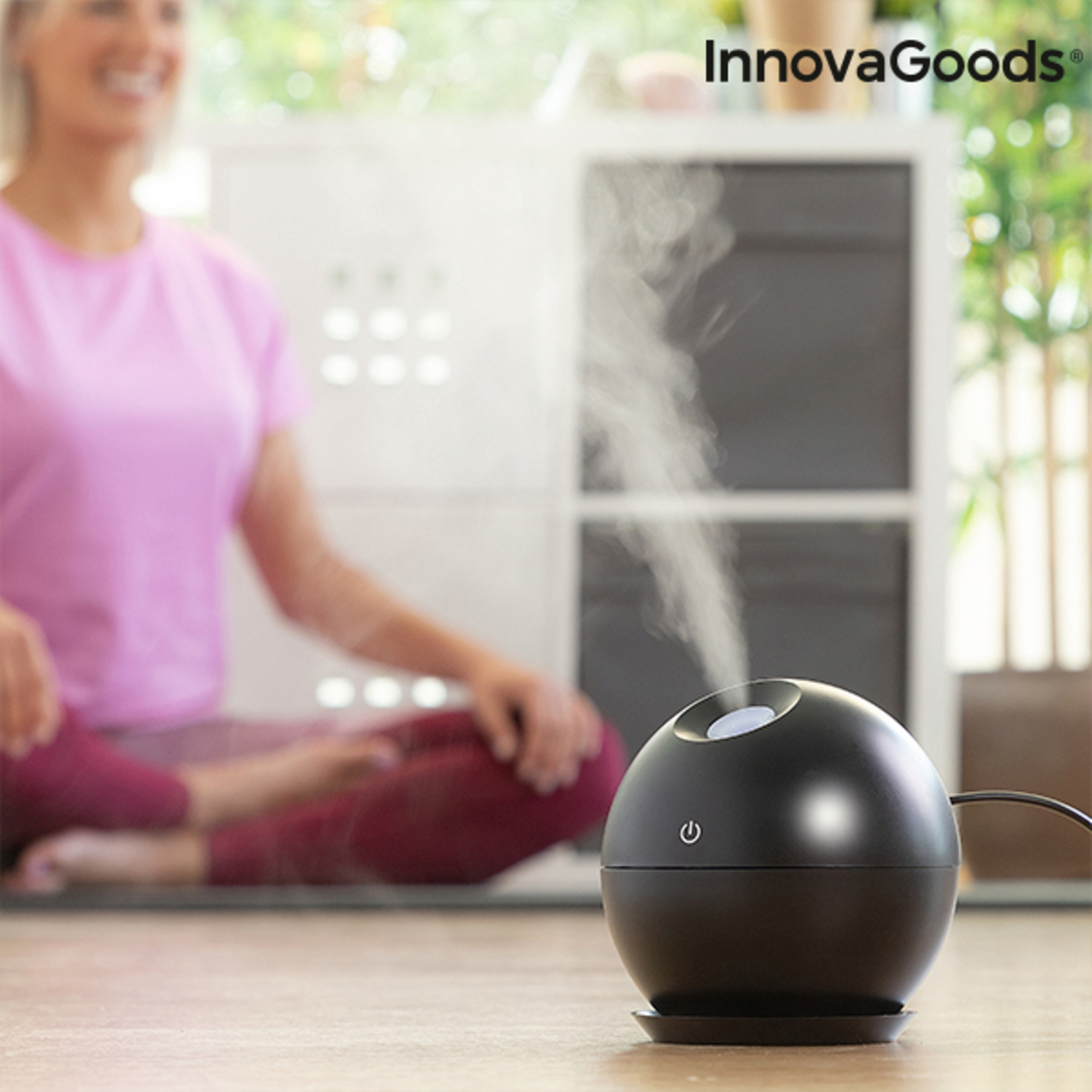 Мини Овлажнител Ароматизатор Black InnovaGoods