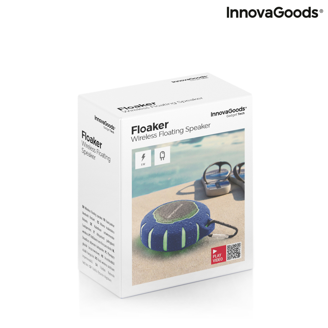 Безжична Плаваща Тонколона с LED Floaker InnovaGoods