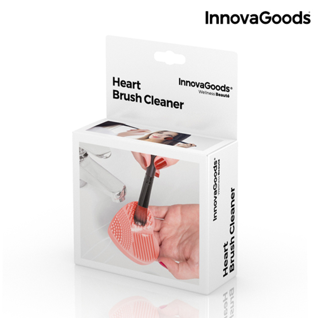 Уред за Почистване на Четки и Апликатори за Грим Heart InnovaGoods