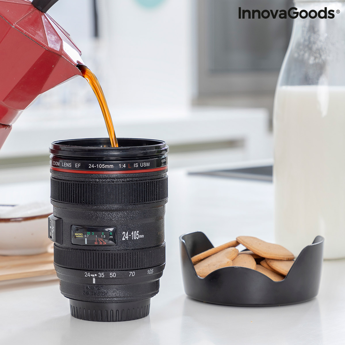 Мултифункционална Чаша с Капак Mukoffy InnovaGoods
