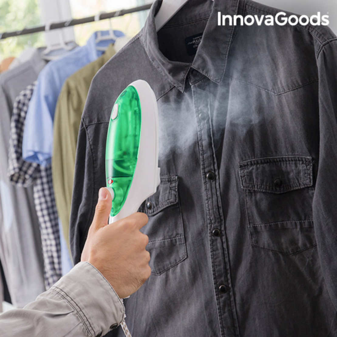 Вертикална Парна Ютия InnovaGoods 1000W Бяло и Зелено