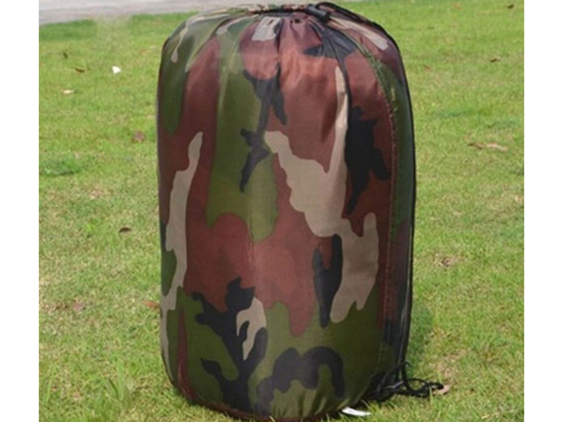 Спален чувал Mummy Camo, туристическа завивка, топла качулка