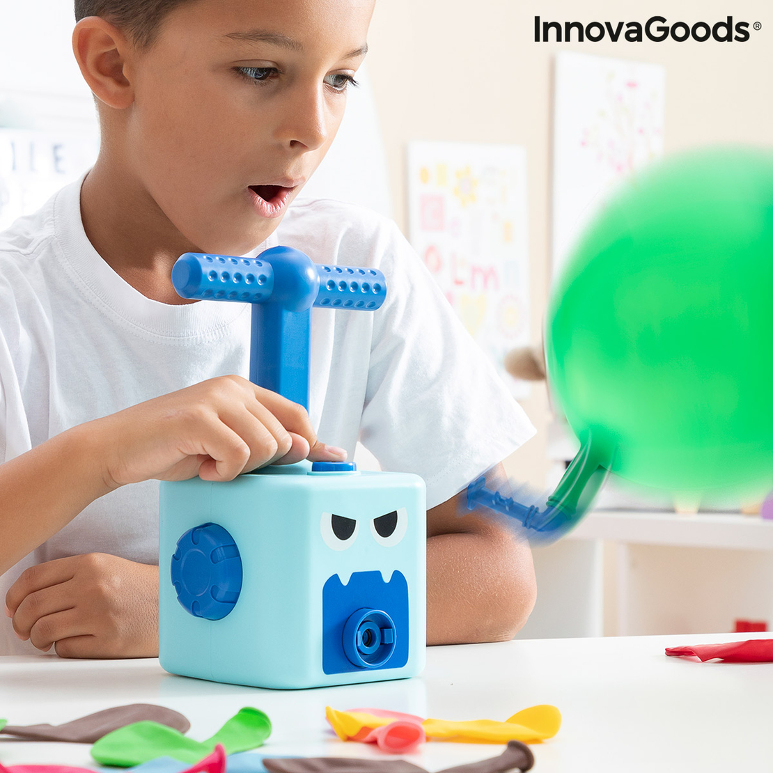 Играчка за Изстрелване на Коли и Балони 2 в 1 Coyloon InnovaGoods