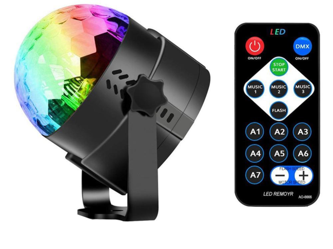 Диско проектор диско топка rgb led прожектор