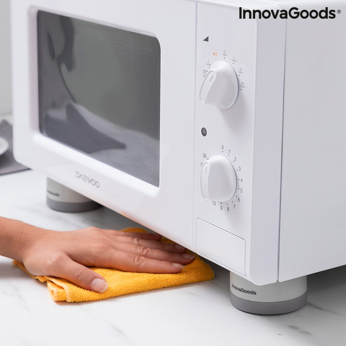 Подреждащ се комплект антивибрационни крачета Novib InnovaGoods 4 броя