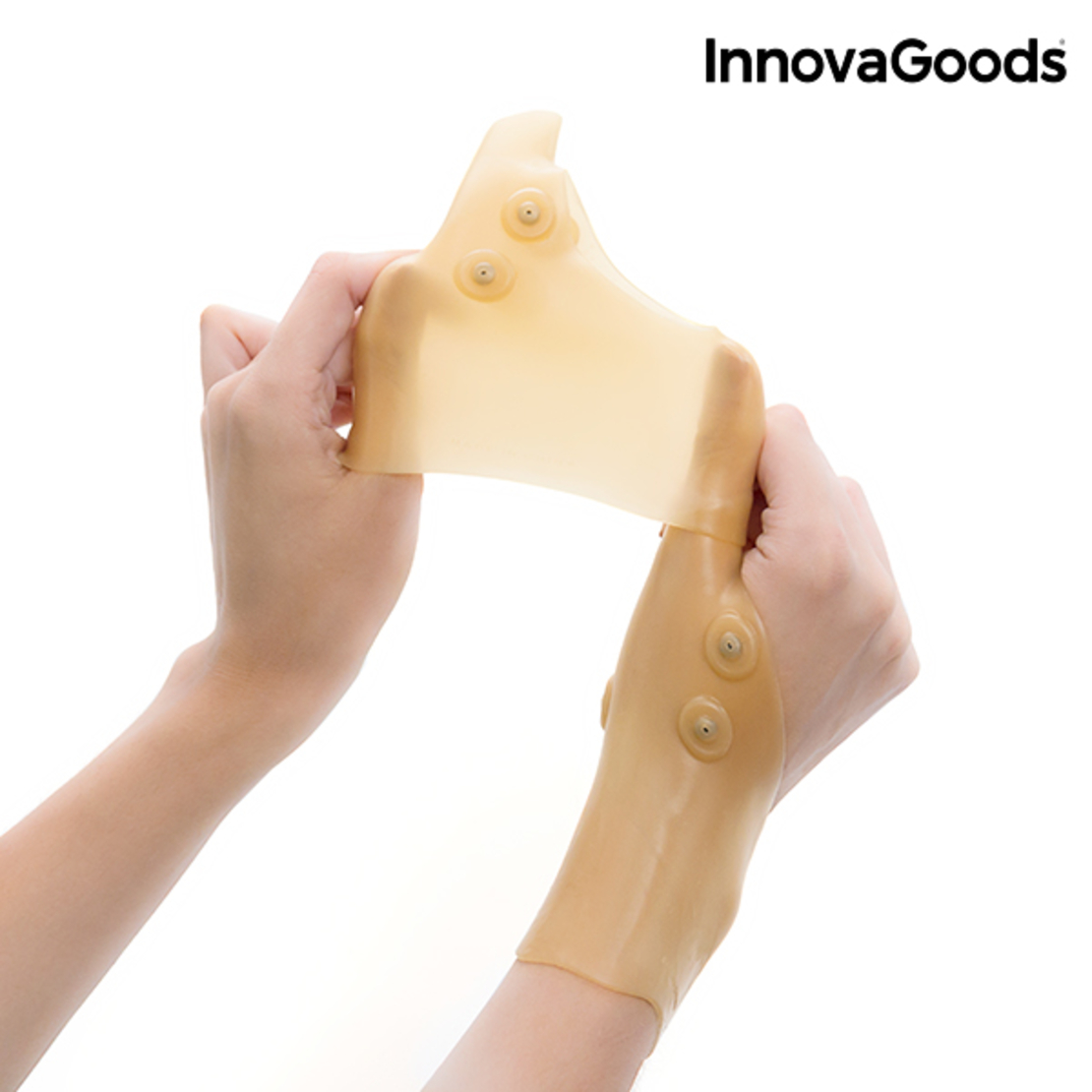 Защитни Стягащи Ленти за Китка с Магнитни Точки InnovaGoods (Опаковка от 2)