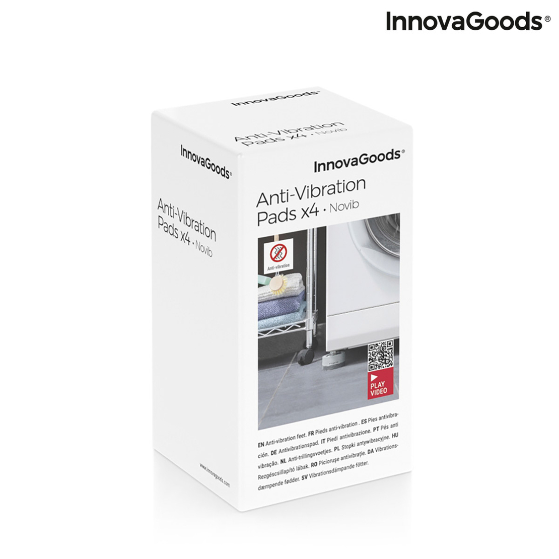 Подреждащ се комплект антивибрационни крачета Novib InnovaGoods 4 броя