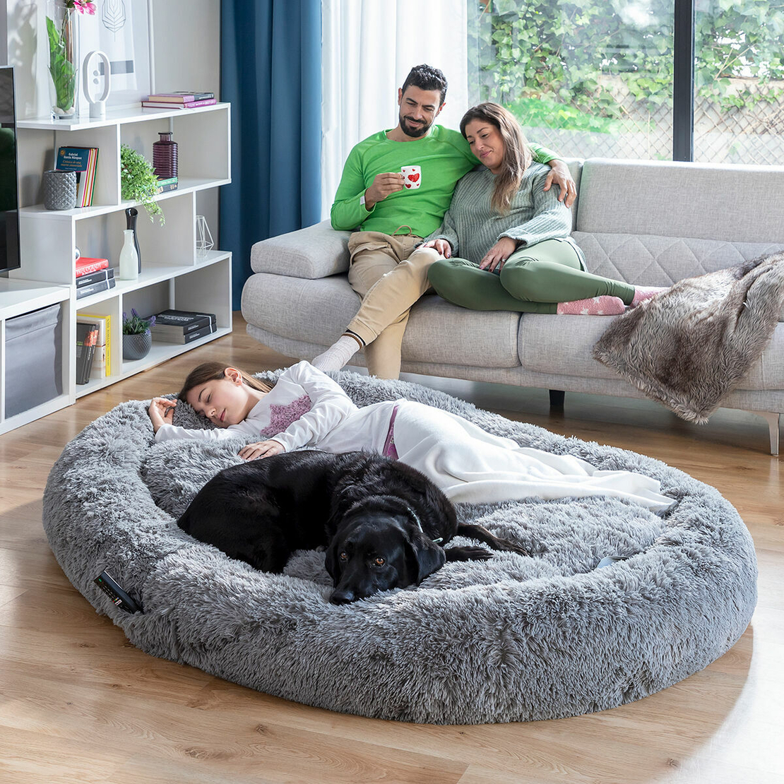 Антистресово легло за домашни любимци и хора Cloft InnovaGoods XXL Grey