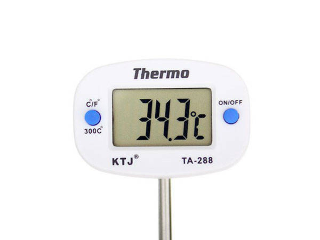 LCD кухненски термометър, сонда за месо, вино