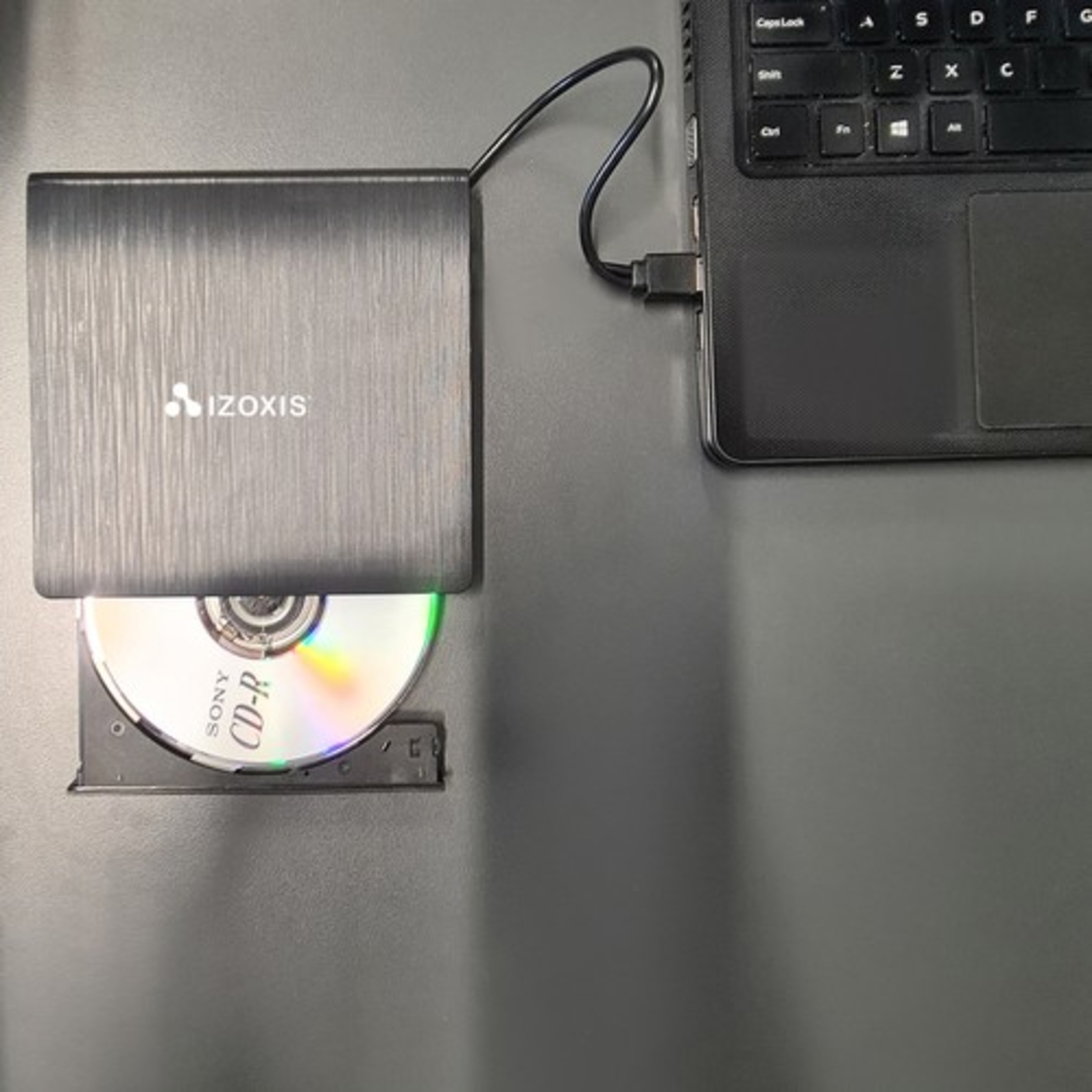 Външно устройство + CD записващо устройство Izoxis 24351