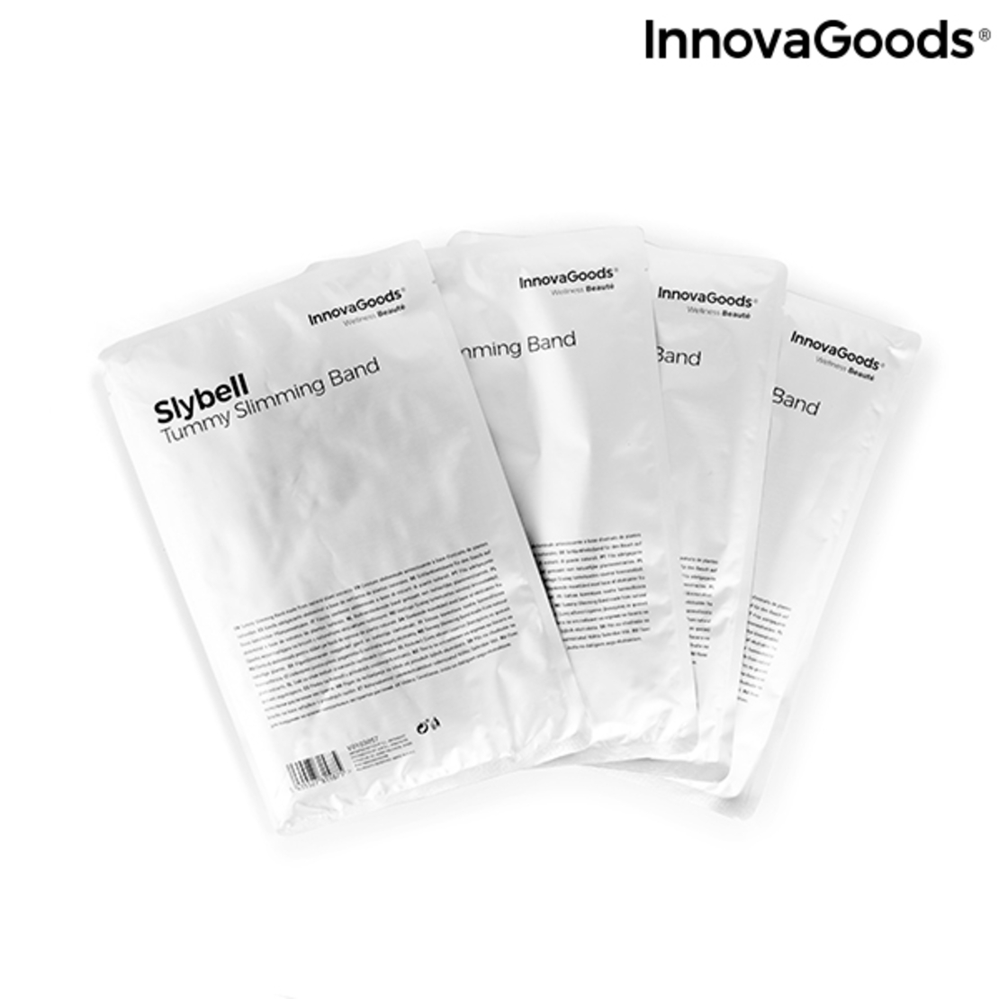 Лента за отслабване на корема с натурални екстракти Slybell InnovaGoods (опаковка от 4)