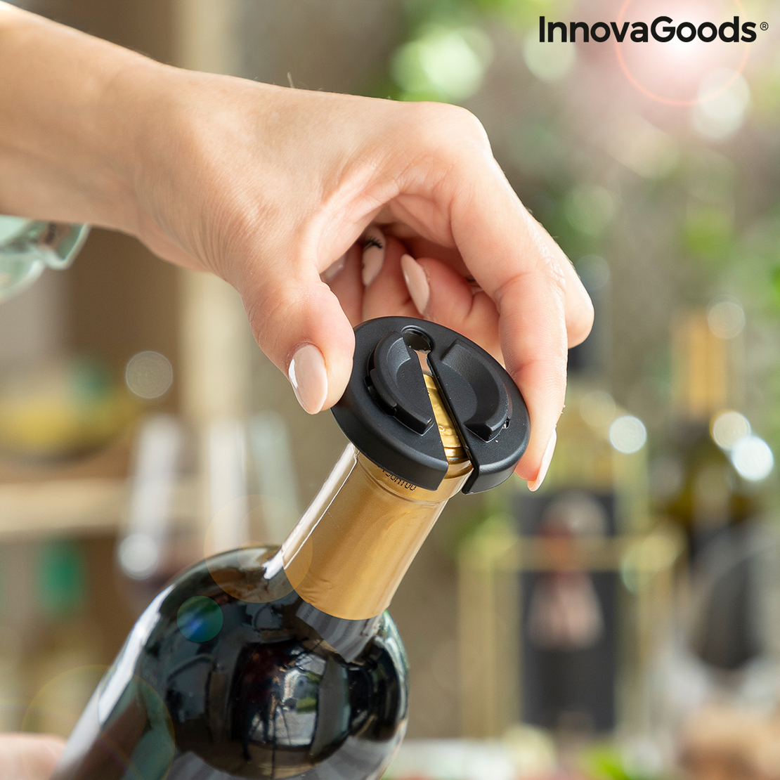 Електрически Тирбушон с Аксесоари за Вино Corking InnovaGoods