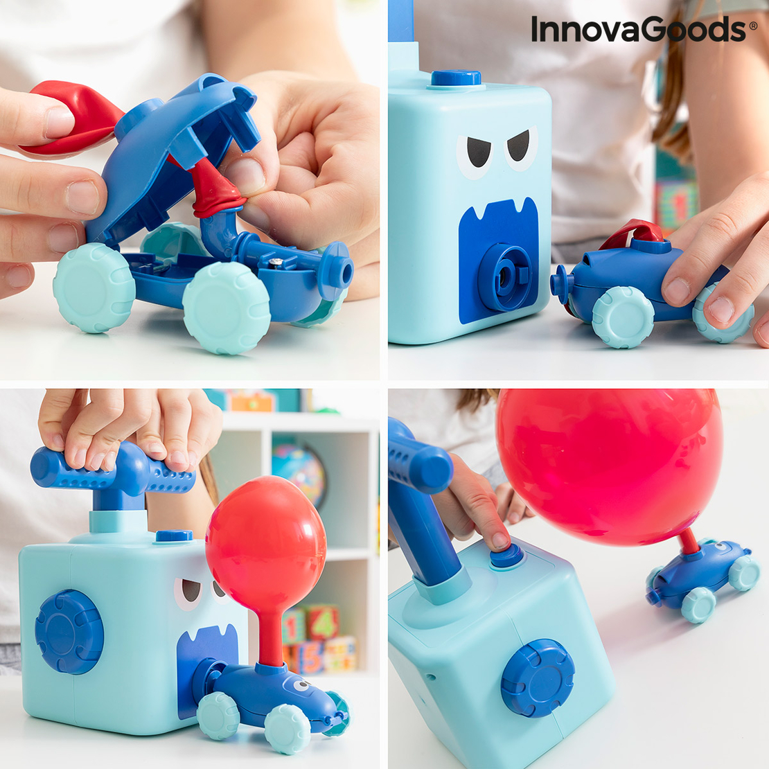 Играчка за Изстрелване на Коли и Балони 2 в 1 Coyloon InnovaGoods